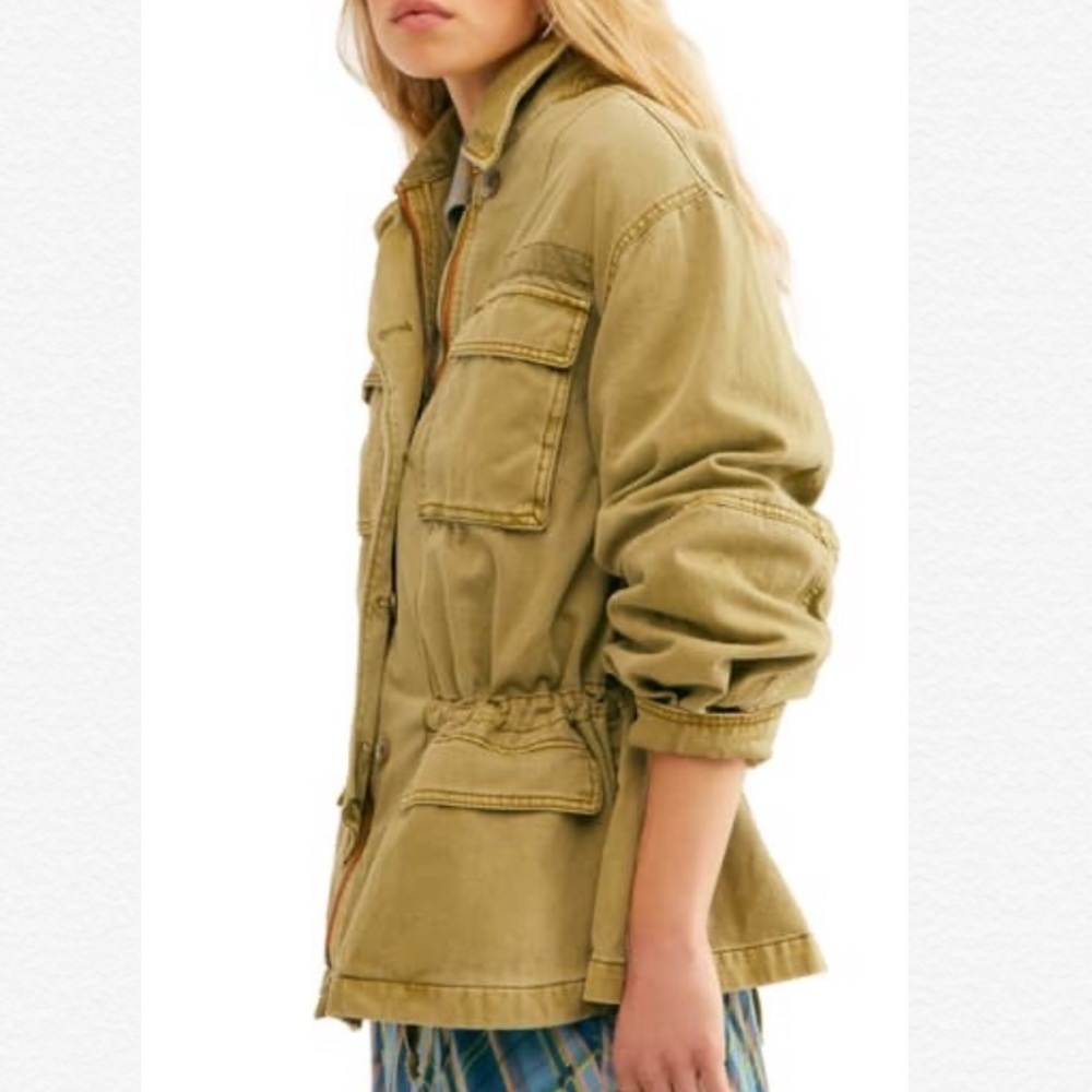 Free People Military Inspired Army Jacket